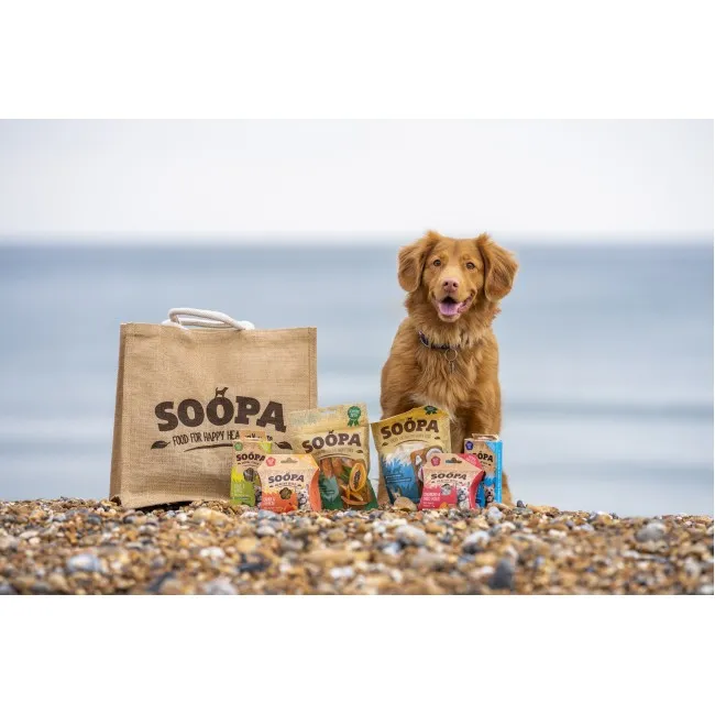 Soopa Bites s jablkami a čučoriedkami