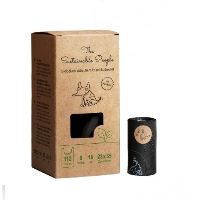 TSP 100% KOMPOSTOVATEĽNÉ vrecia na exkrementy s držiakmi – 112 KS.